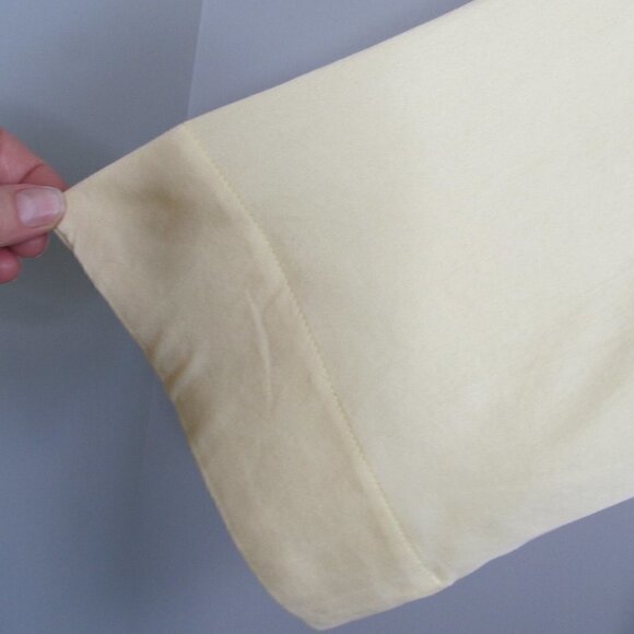 Secular Lab Revolve Button Up Yellow Blouse Shirt - Picture 8 of 14